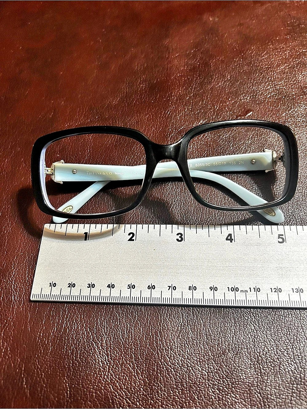 Tiffany & Co. Black & Light Blue Eyeglasses